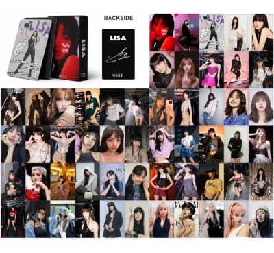 Set 55 Photocards / Lomo Card Blackpink Lisa Vogue1
