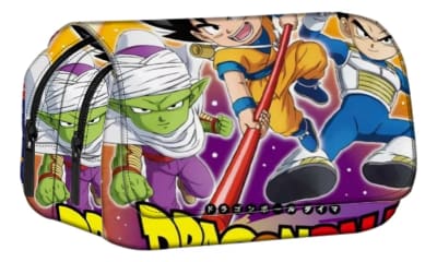 Estuche Escolar Dragon Ball Daima 3 Compartimientos