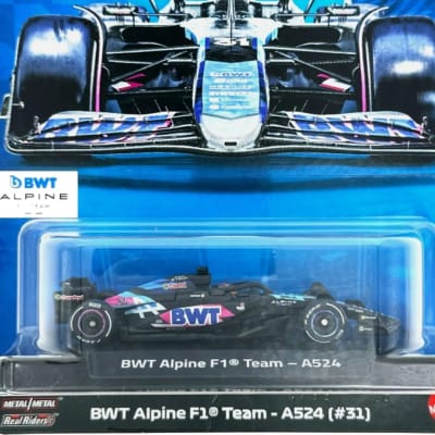 Hot Wheels Premium Formula Bwt Alpine F1 Team A524 #31 Negro