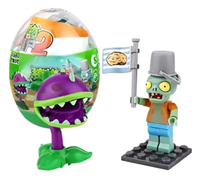 Figura Bloques Construcion Plantas Vs Zombies Pvz050116 8cm1
