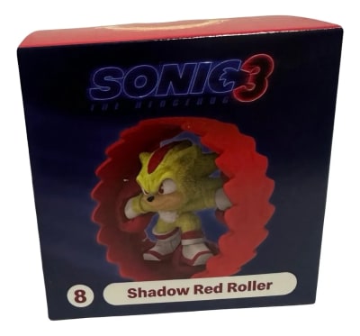 Figura Shadow Red White Roller Sonic 3 Mcdonal 2024 6.5 Cm