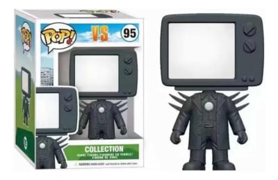 Figura Skibidi Toilet Tipo Pop Genérico Titán Tv Man1