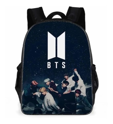 Mochila Escolar 13l Fans K Pop Impresión Térmica Adultos BTS