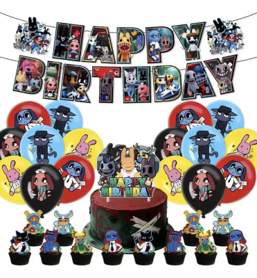 Kit Cumpleaños Animal Hospital Happy Birthday 33 Piezas
