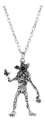 Collar Demogorgon Upside Down Stranger Things 26 Cm Metal Plateado