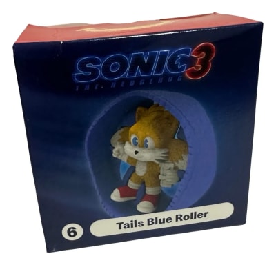 Figura Tails Blue Roller Sonic 3 Mcdonalds 2024 6.5 Cm
