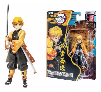 Figura Zenitsu, Bandai Demon Slayer 5 2023 Articulada1