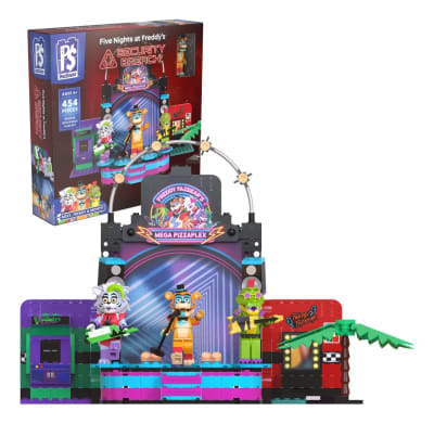 Playset Pizzaplex Fnaf 454 Pcs Freddy Monty & Roxy Original