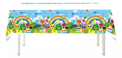 Mantel Diseño Sprunki 108x180cm Cumpleaños Cotillon