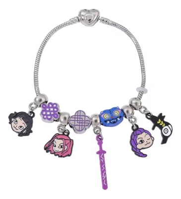 Pulsera Guerreras Kpop 8 Dijes 24cm Y Charm Rumi Mira Zoey1
