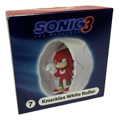 Figura Knuckles White Roller Sonic 3 Mcdonalds 2024