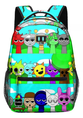 Mochila Escolar Diseño Completo Sprunki Calidad