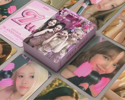 Set 55 Photocards Tipo Lomo Card Blackpink 7th Aniversario1
