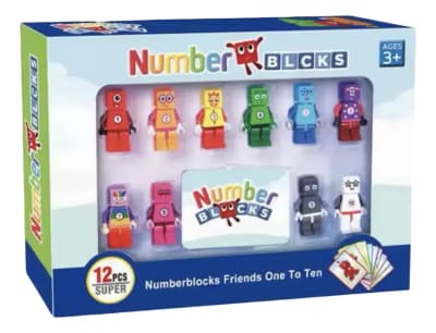 Set 10 Figuras Numberblocks 1 Al 10 Con Tarjetas Educativas