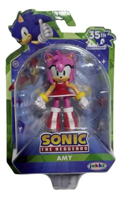 Figura Amy Sonic The Hedgehog 35th Anniversary 2.5 Jakks