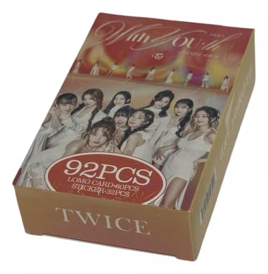 Set 60 Lomo Card Twice - With You Th + 32 Sticker K-pop1