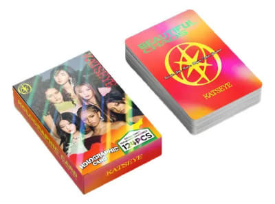Lomo Cards Katseye 60 Holográficas + 64 Stickers K-pop