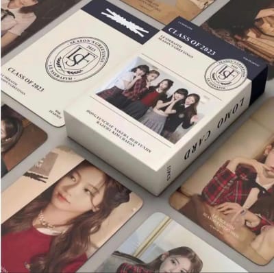 Set 55 Photocards / Lomo Card Le Sserafim Class Of 20231