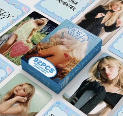 Set 60 Lomo Cards Sabrina Carpenter 32 Sticker Short N Sweet