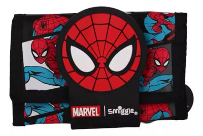 Billetera Diseño Spider Man Con Monedero 24x13cm