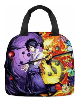 Lonchera Escolar Diseño Sasuke Naruto Transformación