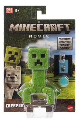 Figura Creeper Minecraft Movie 9cm Articulada Mattel 20251