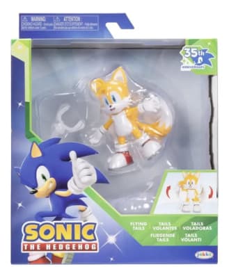Figura Sonic Flying Tails 10cm 35 Aniversario Jakks Pacific