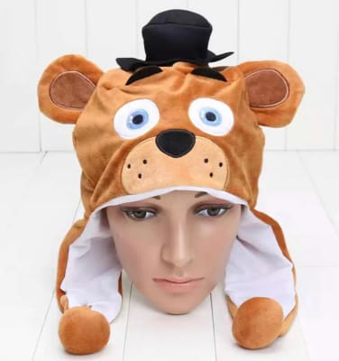 Gorro Frio Felpa De Fredy Orejeras Five Night At Freddy1