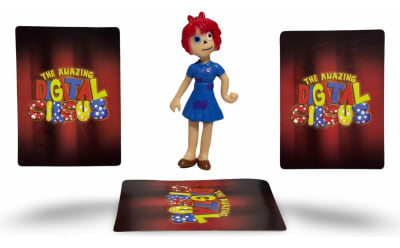 Figura Ragatha Amazing Circus Digital + 3 Tarjetas Al Azar
