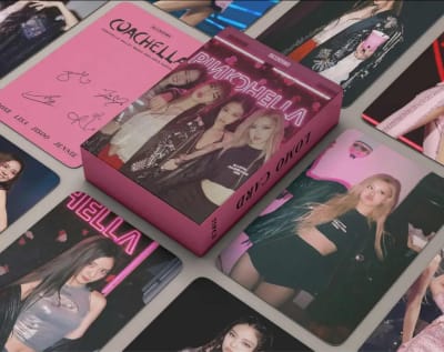 Set 55 Photocards / Lomo Card Blackpink Pinkchella Coachella1