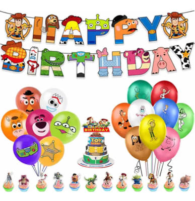 Kit Globos Decoración Cumpleaños Toy Story