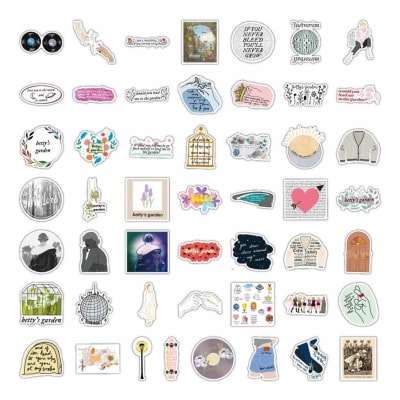 Pack 50 Sticker Pegatinas Taylor Swift 5 Cm Calidad Diseño1