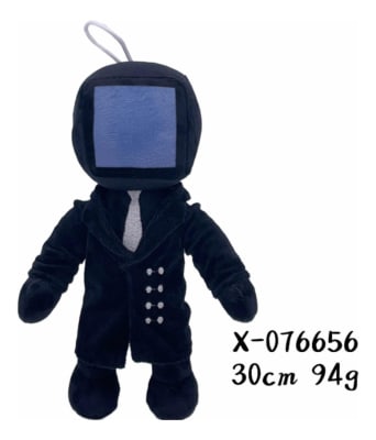 Peluche Felpa Skibidi Toilet Tv Man 2023 25 Cm V21
