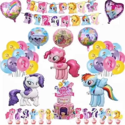 Kit Globos Decoración Cumpleaños My Little Pony1