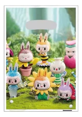 Pack 10 Bolsitas Dulces Diseño Labubu Cumpleaños 17x25cm1