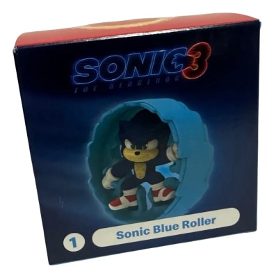 Figura Sonic Blue Roller Sonic 3 Mcdonalds 2024 6.5 Cm