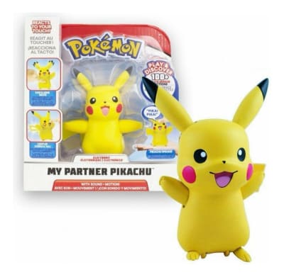 Pokémon Muñeco Figura Pikachu Con Sonido Y Movimiento