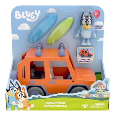 Bluey Vehiculo Familiar 4x4 Original + Figura