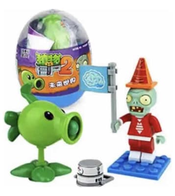 Figura Bloque Construcción Plantas Vs Zombie Nro. Pvz050111