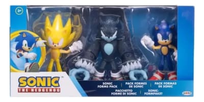Figuras Sonic Werehog Super Sonic Y Sonic Con Grind Shoes