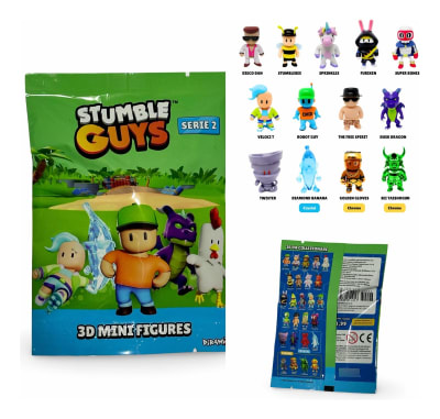 1 Sobre Mini Figura Stumble Guys 3d Serie 2 Oficial (b)