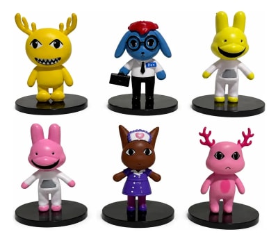 Set 6 Figuras Animal Hospital Anomality Pvc 8 Cm1