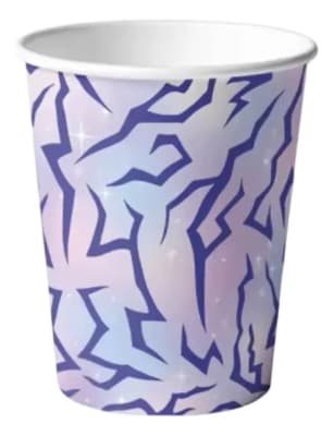 Pack 10 Vasos Carton Kpop Demon Guerreras 300cc Fiesta 9cm