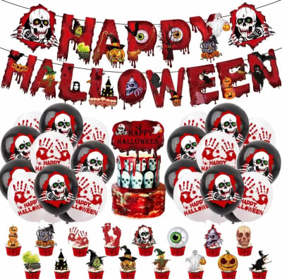 Kit Decoración Happy Halloween V21