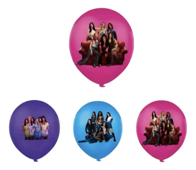 Globos Katseye Kpop Pack 12 Latex 30cm Decoración Fiesta