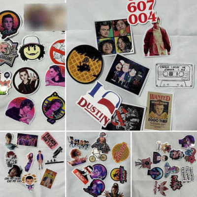 Pack 50 Stickers Pegatinas Stranger Things1