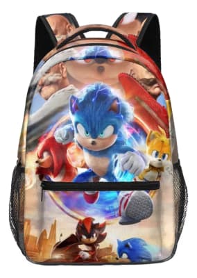 Mochila Escolar Diseño Team Sonic 3 Y Shadow Calidad1