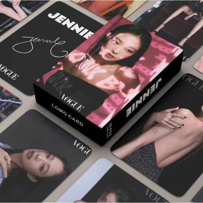 Set 55 Photocards / Lomo Card Blackpink Jennie Vogue Fans1