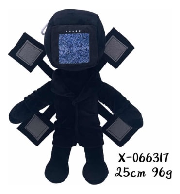 Peluche Felpa Skibidi Toilet Tv Man 2023 25 Cm