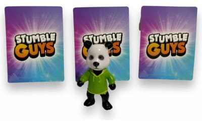 Figura 7cm Bamboozle Stumble Guys + 3 Tarjetas Al Azar